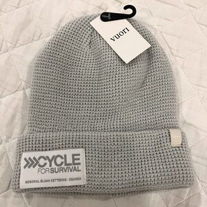 Vuori Alpine Waffle Beanie, Grey, One Size